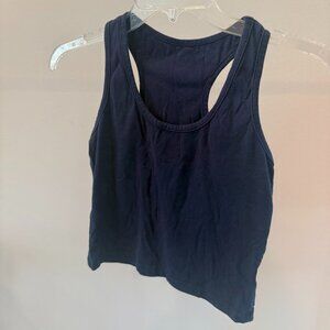 Black Racerback Crop Tank – Size S